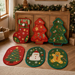 Six Christmas sisal cat scratcher designs