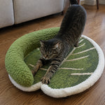 Cat using the textured sisal surface for everyday scratching
