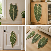 Four ways to place botanical leaf cat scratching mats