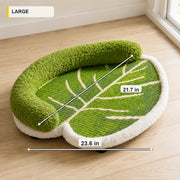 Large botanical leaf cat scratcher dimensions 23.6 by 21.7 inches
