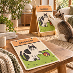 Extra replaceable calendar cat scratching pad